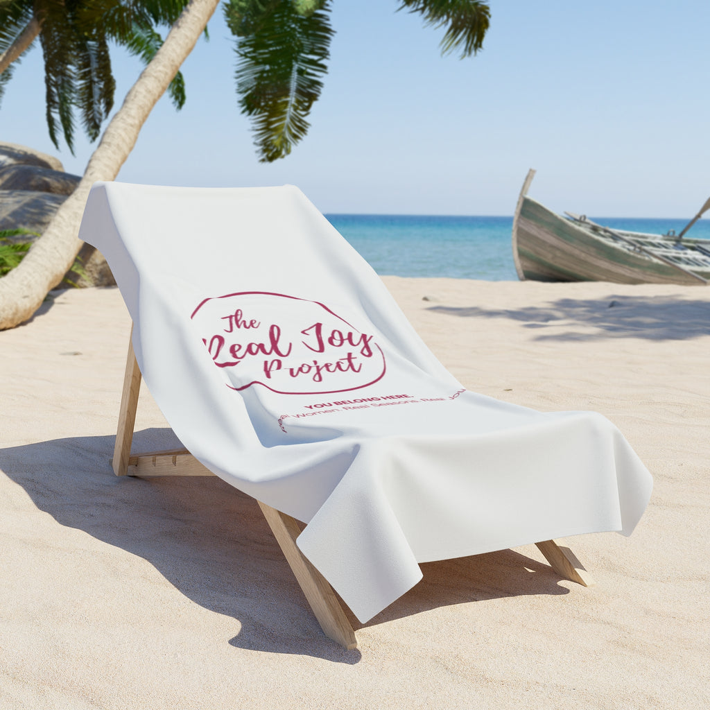 Real Joy Beach Towel