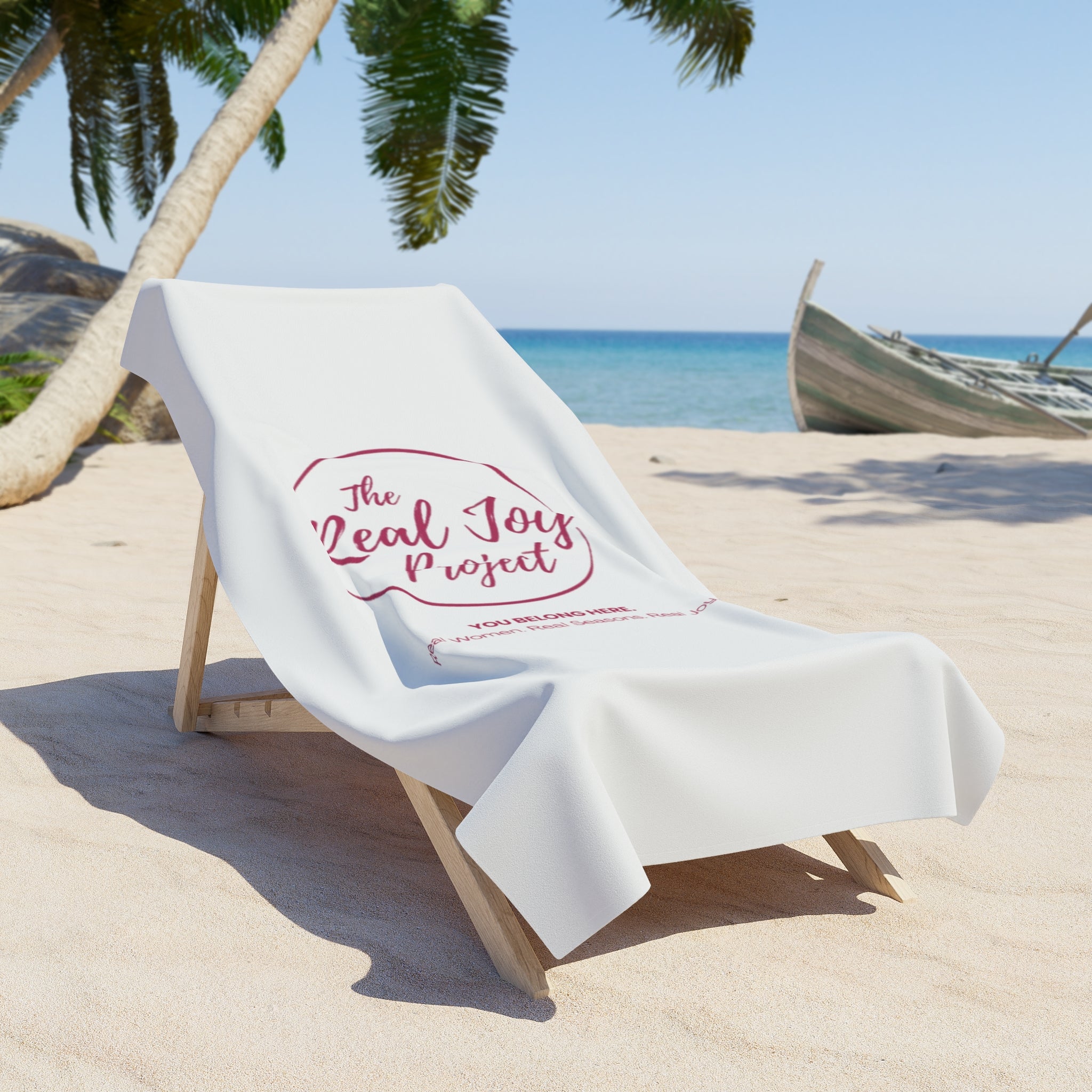 Real Joy Beach Towel